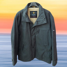 Giaccone uomo NAVIGARE in tessuto grigio/verde TG XL