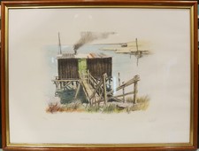 Giovanni CAPPELLI - litografia colorata a mano, opera unica! ( cascella schifano