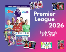 Collezione carte collezionabili Topps Premier League 2025/26 2026 - Set base #1 - #250