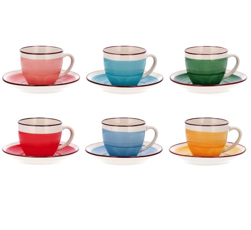 Set pezzi tazze tazzine - 6,