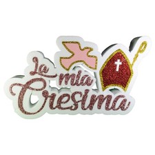 Scritta mia cresima - scritta,