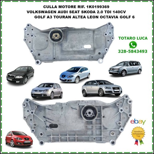 Culla motore volkswagen golf - culla, v