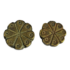 Vecchia antica bilancia da oppio vintage 2 pezzi a campana/bronzo in metallo ...