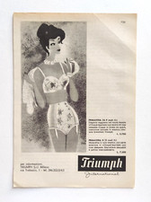 Pubblicita' Intimo Triumph International Completo Primavera Advertising 1959(F5)