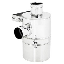 Abbattitore Di Fumo Ad Acqua Filtro Per Stufe A Pellet D.80 e 100 NO FUMO