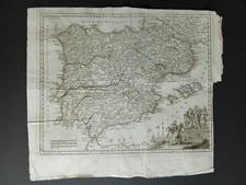 Mappa Antica della Spagna e
