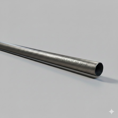 Tubo acciaio inox 316 - , od