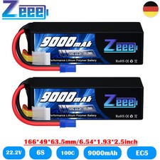 2x Zeee 9000mAh 6S LiPo