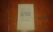 IL CODICE DEI CODICI CIVILE COMMERCIO PROCEDURA CIVILE PENALE LAVORO UTET 1936