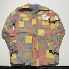 Piumino Schott vintage reversibile patch look da lavoro made in USA donna 6