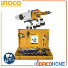 POLIFUSORE SALDA TUBI IN PLASTICA 800 1500W in Valigetta Metallica INGCO