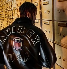 Giubbotto uomo Avirex nero