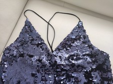Canotta Paillettes Viola |