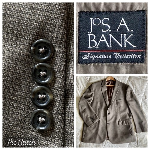 Blazer jos bank lana firmato - a,
