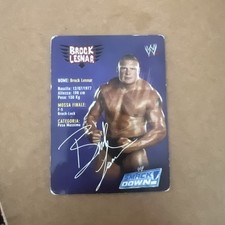 WRESTLING WWE RAW SMACKDOWN CARD CARTA ITALY 2004 Brock Lesnar - 040
