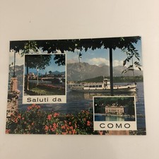 CARTOLINA SALUTI DA COMO ANNI