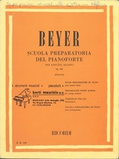 BEYER - SCUOLA PREPARATORIA DEL PIANOFORTE - OP.101 - RICORDI