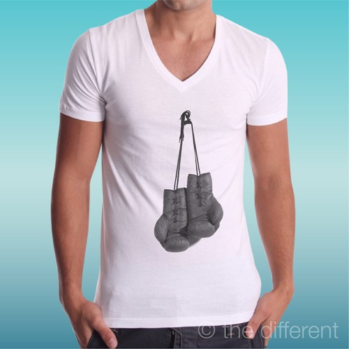 Shirt uomo guantoni - t-shirt, v