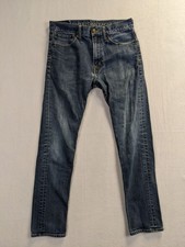 Jeans American Eagle Slim Taper 29 x 32 lavaggio medio denim elasticizzato uomo
