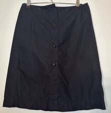 Gonna sportiva Prada tg 42 nera anni 90 vintage rosso linea A tasche abbottonate rara