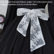 Women Floral Lace Belt Bag