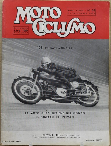 Rivista moto ciclismo 1952 - moto,