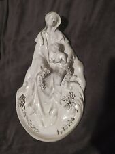 STUPENDA MADONNA CON BAMBINO 700  CERAMICA ANTICA CON FILURE DI COTTURA