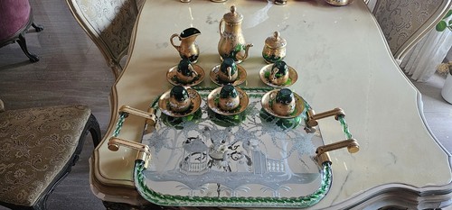 Servizio caffè vetro di - servizio,