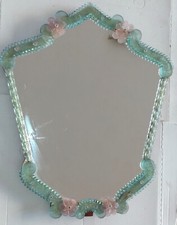 VECCHIO SPECCHIO DI MURANO  DA PARETE EPOCA ANNI 50/60 - SPED ASSICURATA