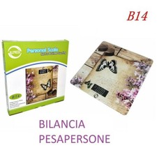 BILANCIA PESA PERSONA DIGITALE FANTASIA FARFALLE ELETTRONICA DISPLAY 180KG B14 S