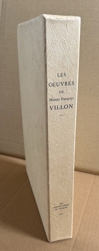 Villon les oeuvres - les,