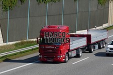 LKW Foto Scania R 580 drawbar trailer Deutschland rot HANS #g6nx