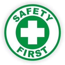 Adesivo Safety First Hard Hat