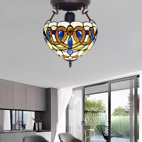 Lampada soffitto tiffany 10 - soffitto,