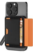 Portafoglio a Scatto Magsafe 7 Carte Portacarte Tasca In Pelle E Anello Magnetic