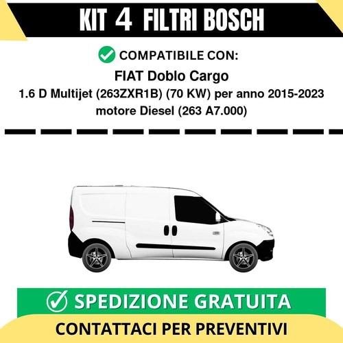 Kit filtri bosch fiat doblo - kit,