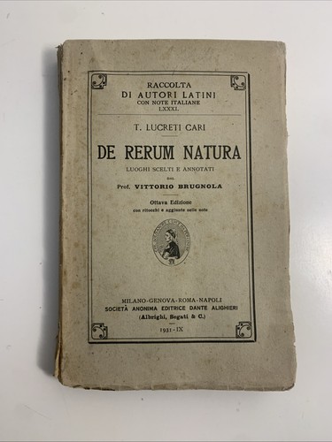 Lucreti cari rerum natura - cari,