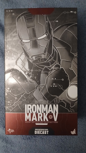 Hot toys modellino iron - iron, man