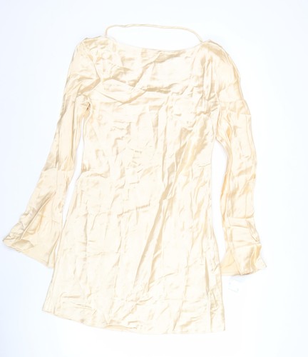 Zara vestito donna beige - zara,