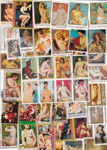 Francobolli diversi nudo - diversi,