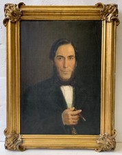 Quadro a Olio Ritratto 1866