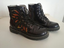 STIVALETTI ANFIBI BAMBINA Lelli Kelly N.33 con Farfalla SCARPONCINI