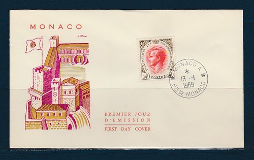 Monaco enveloppe 1er jour - monaco,