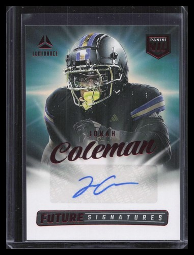 Jonah coleman 2025 panini - coleman,