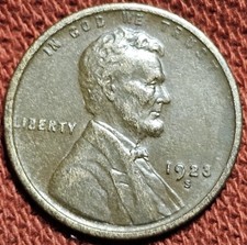 Moneta 1C 1923 S Lincoln Grano