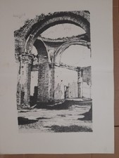 2 litografie 1 effige Maria Immacolata e 1 disegno di cavallo