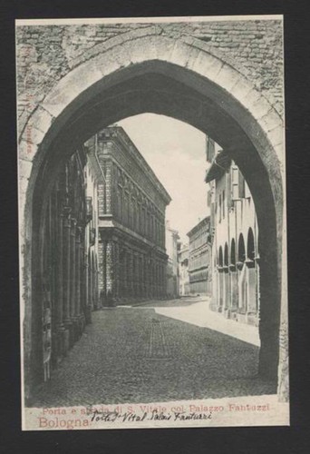 P562 cartolina bologna porta - ,