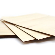 Piastra in legno modello fogli di legno di basso fai da te casa aereo spessore 1 mm ~ 5 mm