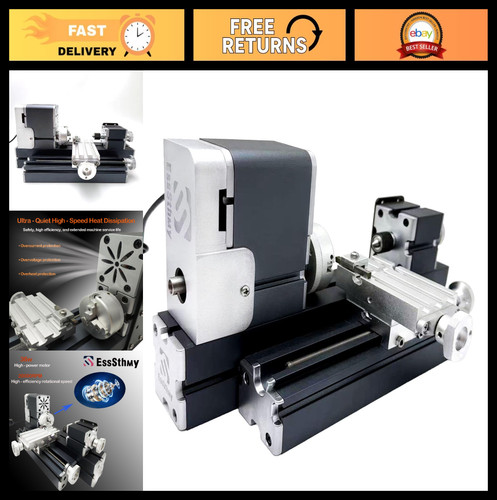 Mini tornio metallo 36w - in,