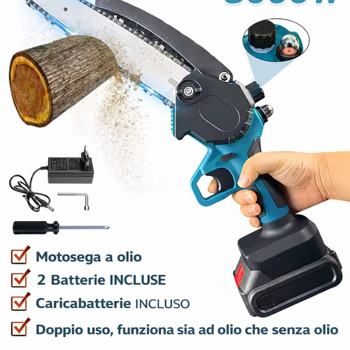 Motosega elettrica batteria - a,